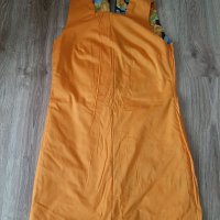 Интересна оранжева рокля с две лица, снимка 7 - Рокли - 36633205