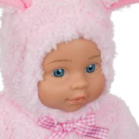 Кукла бебе с меко тяло Розова, 35см, снимка 3 - Кукли - 43378504