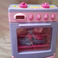 Готварска печка за деца с батерии, фурната и колоните светят, снимка 2 - Играчки за стая - 43439909