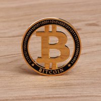 Възпоменателна Bitcoin монета, снимка 2 - Нумизматика и бонистика - 28220258