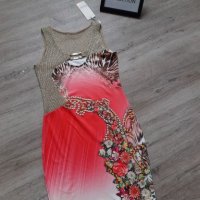 Нова колекция уникална рокля с мрежа и бижу на намаление, снимка 2 - Рокли - 27939775