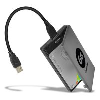 Преходник Адаптер от USB към SATA Axagon ADSA-1S6 USB 3.0 - SATA 6G UASP HDD External, снимка 2 - Кабели и адаптери - 32625948