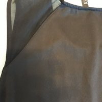 Мини черна рокля къса , елегантна, секси, без ръкав, с прозрачен елемент отпред и на раменете, ефект, снимка 10 - Рокли - 37435253