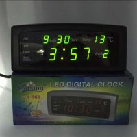Дигитален LED будилник, цифров часовник Caixung CX-868, снимка 1 - Друга електроника - 37441793
