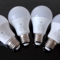 E27 LED крушка със сензор за движение 6W, снимка 2 - Крушки - 43822466