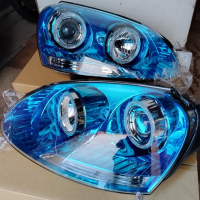 Фарове сини Голф 5 blue angel eyes VW Golf V, снимка 2 - Части - 44908052