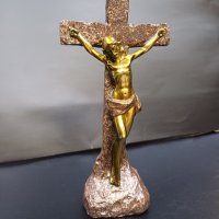 Статуетка Христос на кръста - полирезин от висок клас, снимка 3 - Статуетки - 43212895