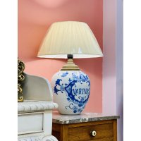 Настолна лампа "Antique Blue", снимка 5 - Настолни лампи - 44114648