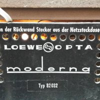 LOEWE OPTA-Moderna-Старо колекционерско лампово радио, снимка 5 - Антикварни и старинни предмети - 27502205