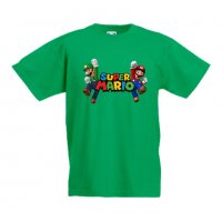 Детска тениска Супер Марио Super Mario & Luigi, снимка 3 - Детски тениски и потници - 33083504