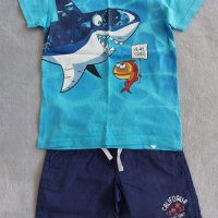 Комплекти за момче тениски и къси панталони размер 4-6 години, снимка 2 - Детски комплекти - 40631076