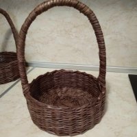 Ръчно плетени кошници , снимка 3 - Декорация за дома - 43685987
