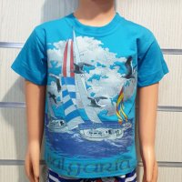 Нова детска тениска с трансферен печат България, Яхти, снимка 1 - Детски тениски и потници - 29031589