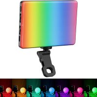 Youlisn RGB лампа за селфи за мобилен телефон, лаптоп, фотоапарат, снимка 1 - Селфи стикове, аксесоари - 43430002