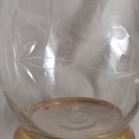 гравирана гарафа стъкло с 24 карата позлата, снимка 7 - Вази - 43968719
