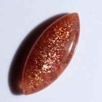 Голям слънчев камък конфети 26.9ct маркиз кабошон, снимка 1 - Други - 43063787
