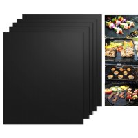 Незалепващи тефлонови подложки за барбекю от фибростъкло 5 броя, снимка 6 - Аксесоари за кухня - 43025405