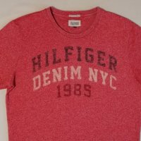 Tommy Hilfiger оригинална тениска L памучна фланелка, снимка 2 - Тениски - 32293326