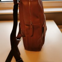 Естествена кожа чанта раница  размер 40/27, снимка 7 - Раници - 34434589