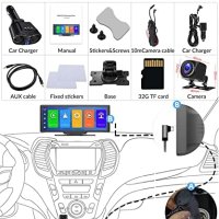 Нова 9.3 инча Безжичен Carplay Android GPS Навигация & DVR Камера Кола, снимка 3 - Аксесоари и консумативи - 43086218