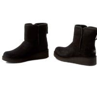 UGG Classic Slim Kristin 'Velvet Round Toe Thick Bottom Fleece‑Lined Warm Short Snow Boots' 1012497‑, снимка 4 - Дамски боти - 43957435