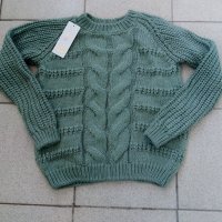 Дамски изчистен пуловер в 6 цвятя, снимка 10 - Блузи с дълъг ръкав и пуловери - 34760359