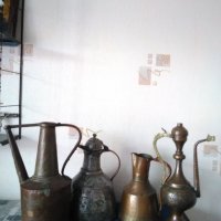 ИБРИК стари съдове за течности,ръчно изковани и орнаментирани., снимка 1 - Антикварни и старинни предмети - 37804914