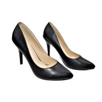 Дамски елегантни обувки в черно , снимка 1 - Дамски елегантни обувки - 44058420