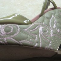 Луксозни, бутикови, оригинални дамски обувки  VERSACE  №36, снимка 9 - Дамски елегантни обувки - 26288550