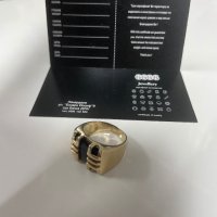 Златен мъжки пръстен 14 карата , снимка 5 - Пръстени - 43298480