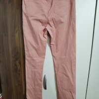 Розов дамски летен панталон с прав крачол, снимка 2 - Рокли - 43313782