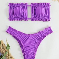 Бански Bianka Purple - S M L XL размери, снимка 1 - Бански костюми - 44034348