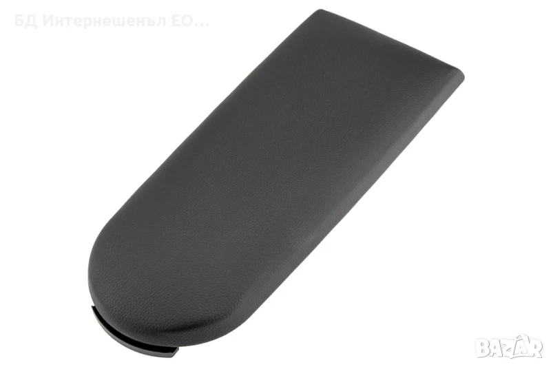 3B0867173  Капак за подлакътник с бутон, Volkswagen VW , Skoda, Черен, Кожа, снимка 1