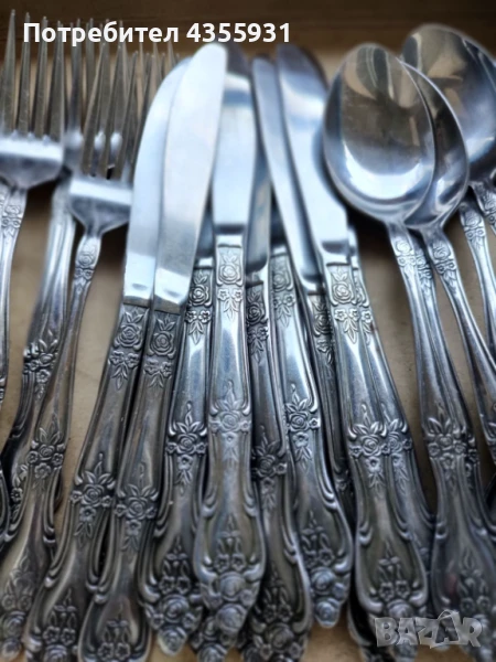 стари немски за хранене прибори старинни немски прибори за хранене , снимка 1