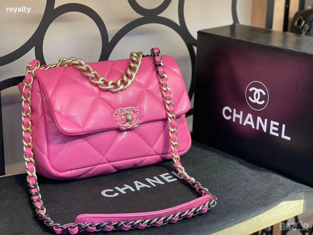 Ch🅰️nel Розова Дамска Чанта , снимка 1