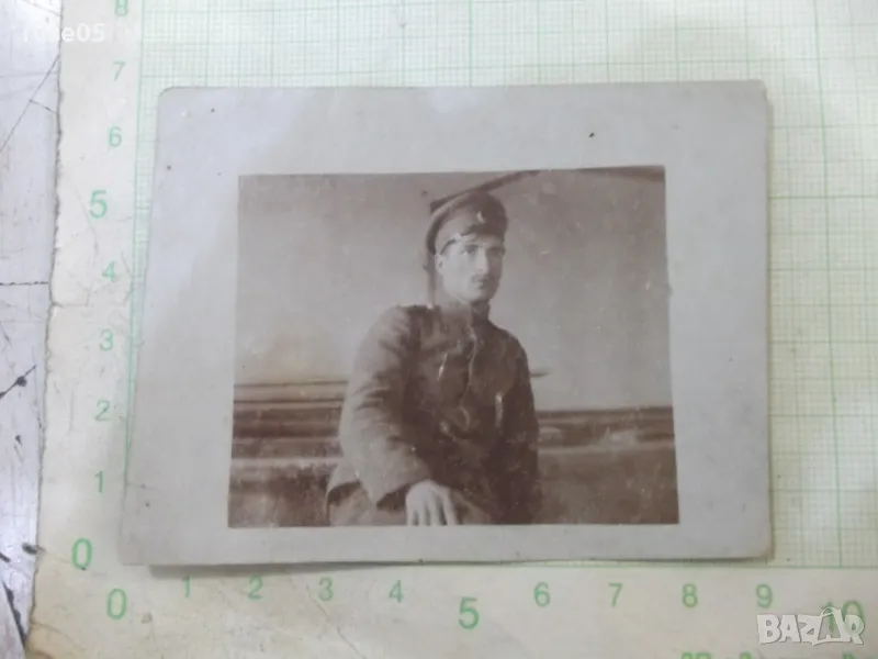 Снимка стара на военен в почивка, снимка 1