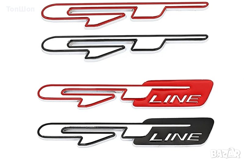 GT / GT Line емблема - 4 модела, снимка 1