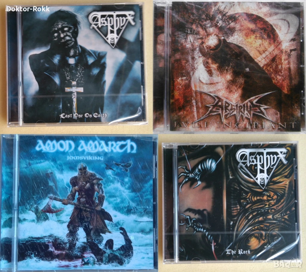 Amon Amarth & Arsirius & Asphyx – DEATHRASH CDs, снимка 1