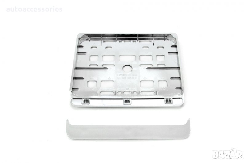 Рамка на регистрационния номер мотор- никел 01167, #1000048721, снимка 1