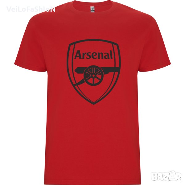 Нова мъжка тениска на футболния отбор Арсенал (Arsenal) в червен цвят , снимка 1