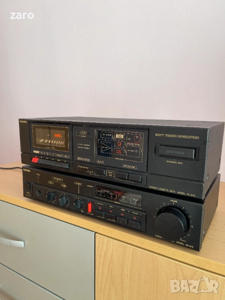 Японски усилвател Toshiba SB-M12 и дек, снимка 1