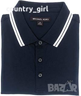 Michael Kors Polo Shirt Blue - страхотна мъжка блуза КАТО НОВА, снимка 1
