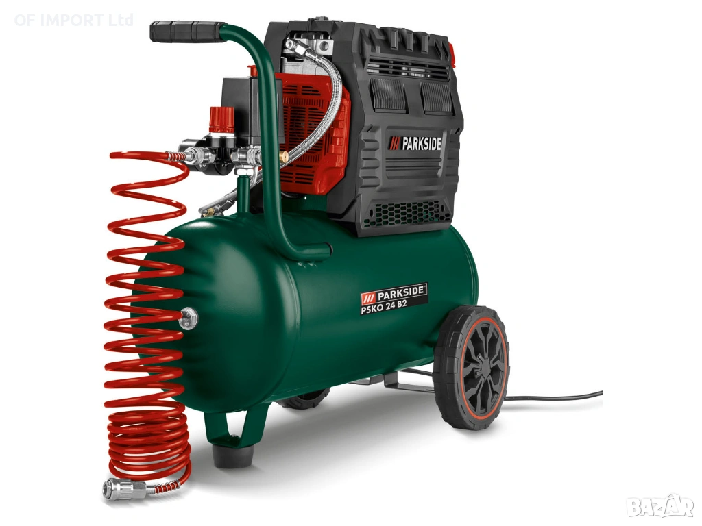Безшумен Компресор PARKSIDE PSKO 24 B2, снимка 1