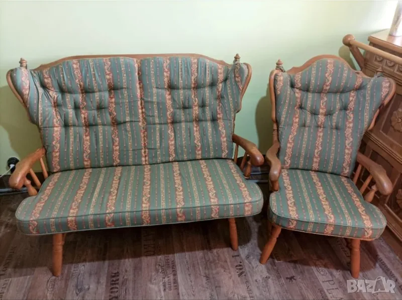 Канапе и кресло в ретро стил Внос Германия , снимка 1