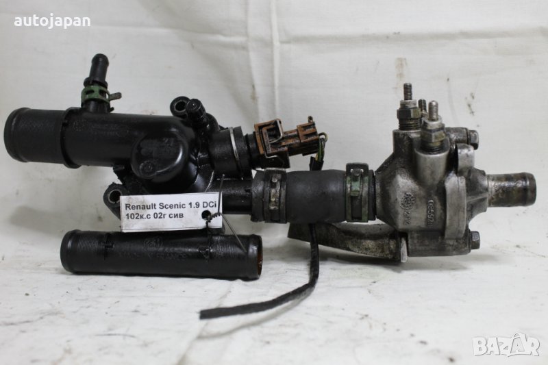 Корпус термостат, корпус подгрев антифриз Рено сценик 1.9дци 102кс 02г Renault scenic 1.9dci 102hp 2, снимка 1