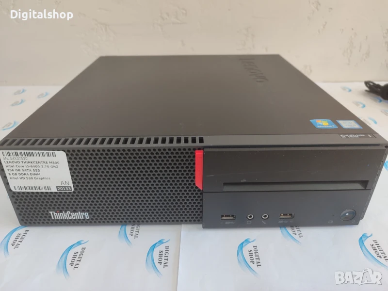 Компютър Lenovo ThinkCentre M800 SFF i5-6400, 8GB DDR4, 256 SSD,12 м.г, снимка 1