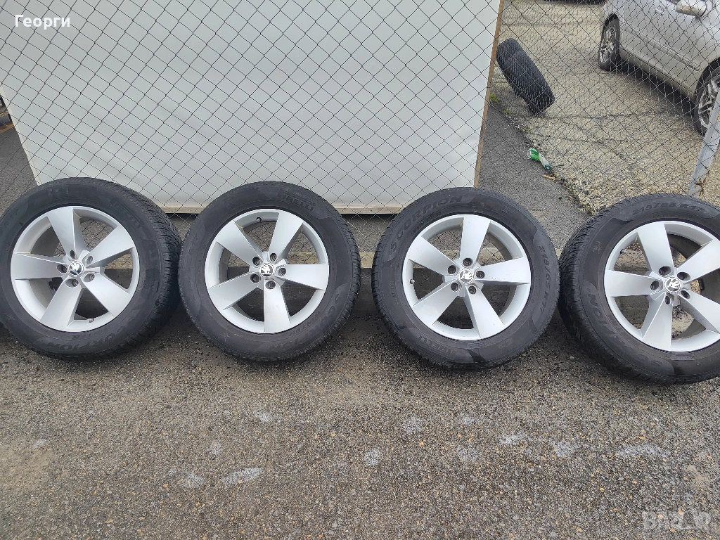 4бр.алуминиева джанта 17цола за Skooda 5x112, снимка 1