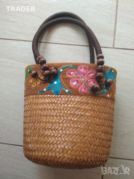 Дамска плетена  чанта , снимка 1