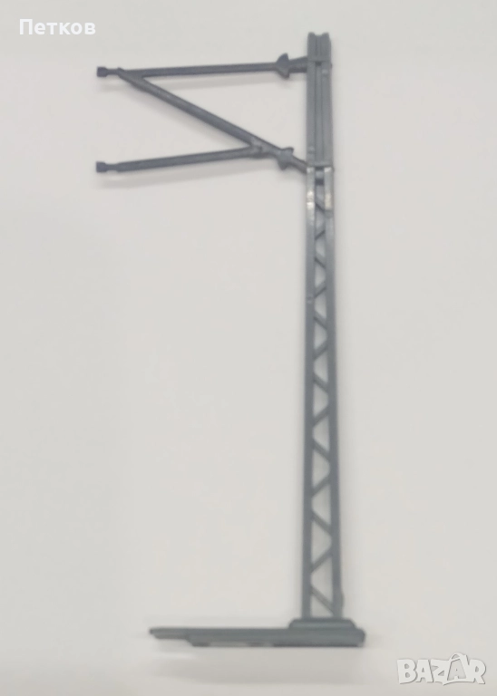 Стълб за въздушно захранване за влакче H0., снимка 1