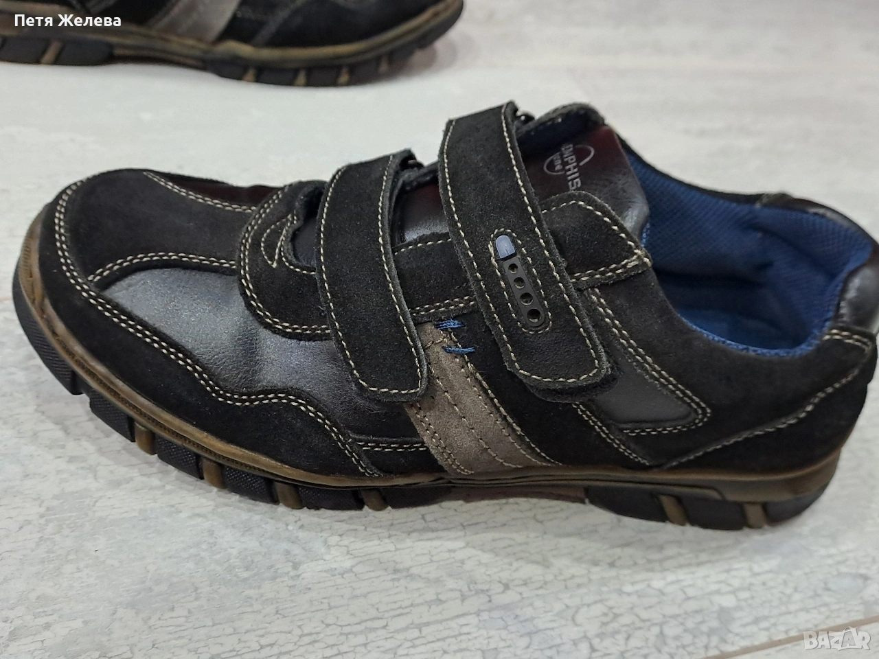 Мъжки обувки от естествена кожа  MEMPHIS, снимка 1